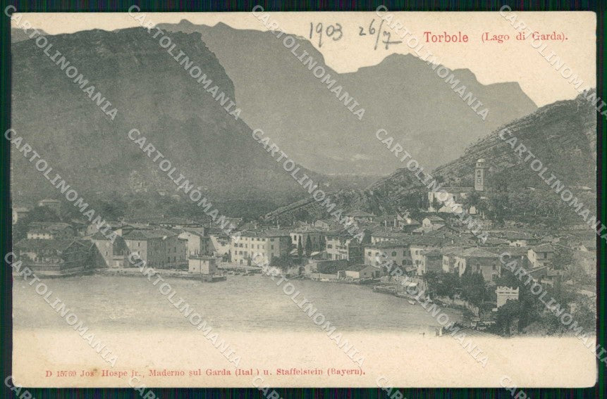 Trento Torbole Lago di Garda cartolina RT3566 – fronte