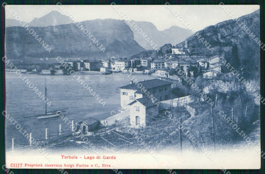 Trento Torbole Lago di Garda Barca cartolina RT3571 – fronte