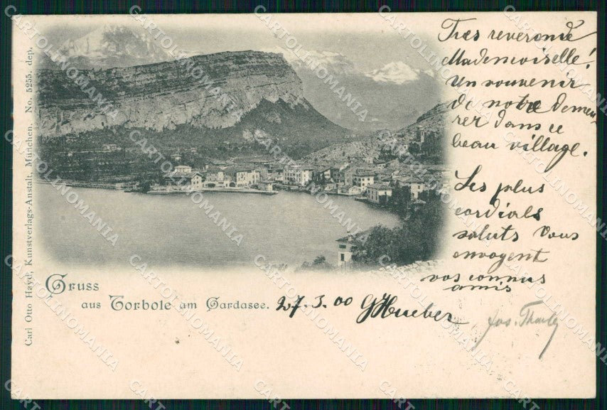 Trento Torbole Saluti da Lago di Garda cartolina RT3587 – fronte