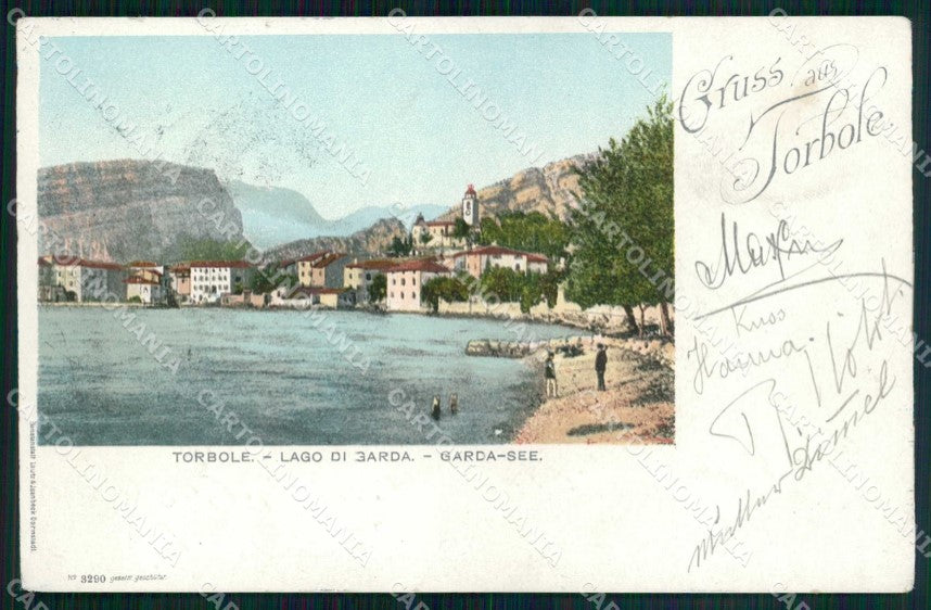 Trento Torbole Saluti da Lago di Garda cartolina RT3589 – fronte