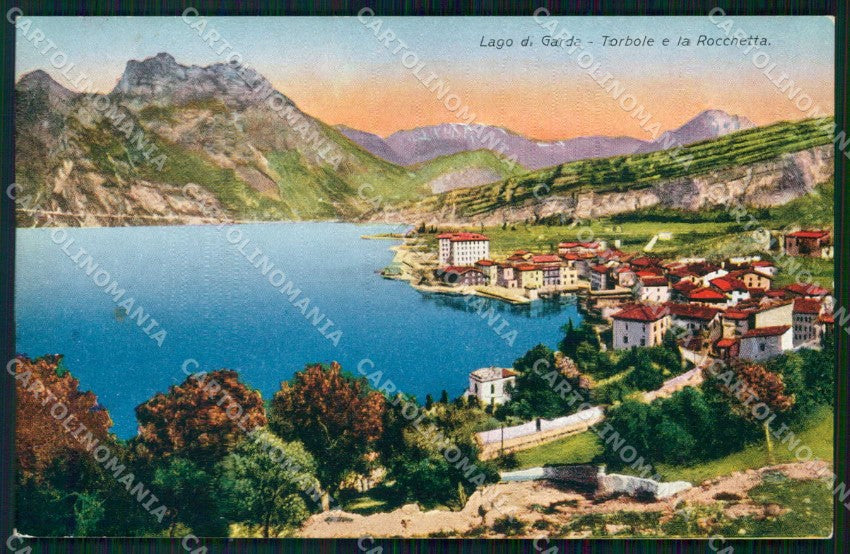 Trento Torbole Lago di Garda Rocchetta cartolina RT3592 – fronte