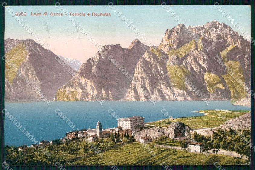 Trento Torbole Lago di Garda Rocchetta cartolina RT3599 – fronte