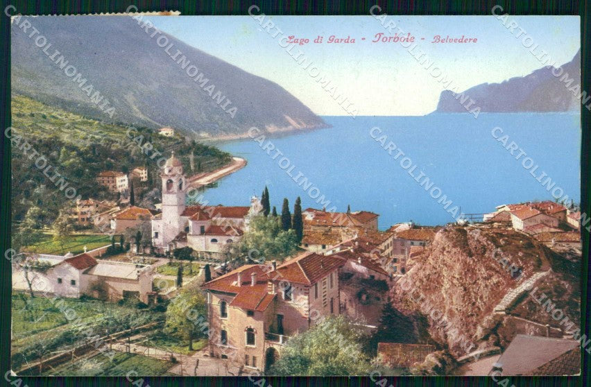 Trento Torbole Lago di Garda Belvedere Brunner 309 7 cartolina RT3602 – fronte