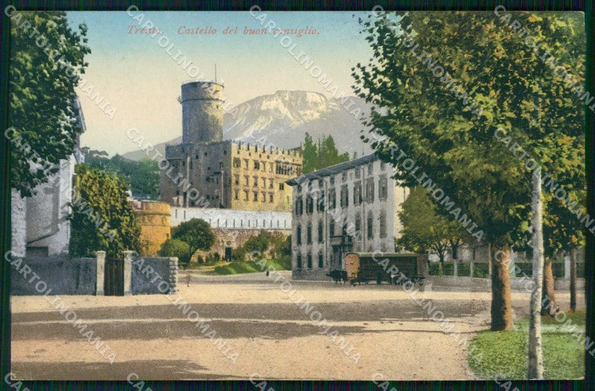 Trento Città Castello del Buon Consiglio cartolina RT3627 – fronte