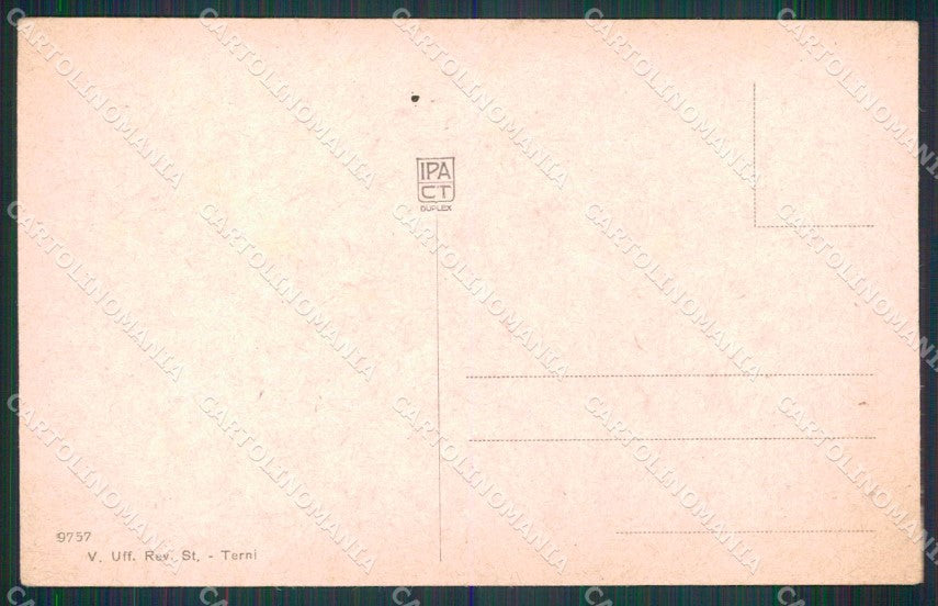 Trento Città Via con Bandiere Foto cartolina RT3647 – retro
