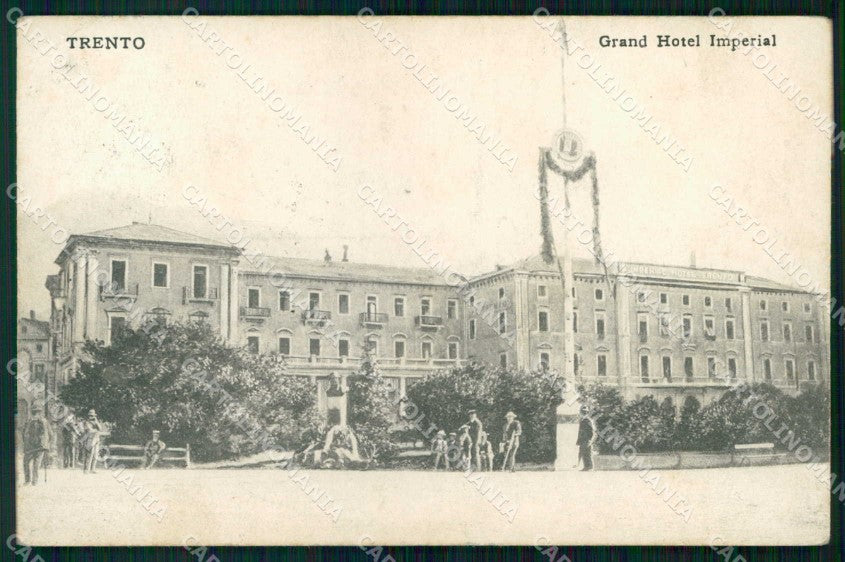 Trento Città Grand Hotel Imperial cartolina RT3662 – fronte