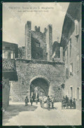 Trento Città Torre in Via Santa Margherita cartolina RT3683 – fronte