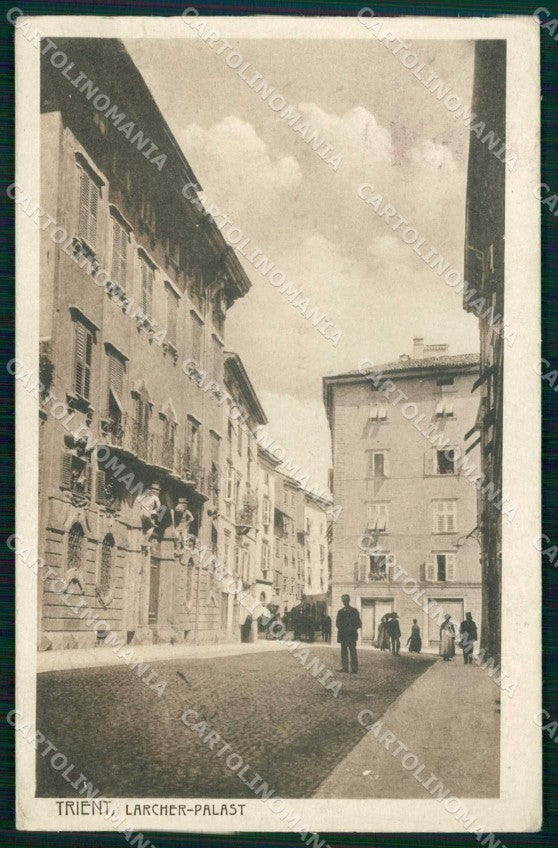 Trento Città Palazzo Larcher cartolina RT3684 – fronte