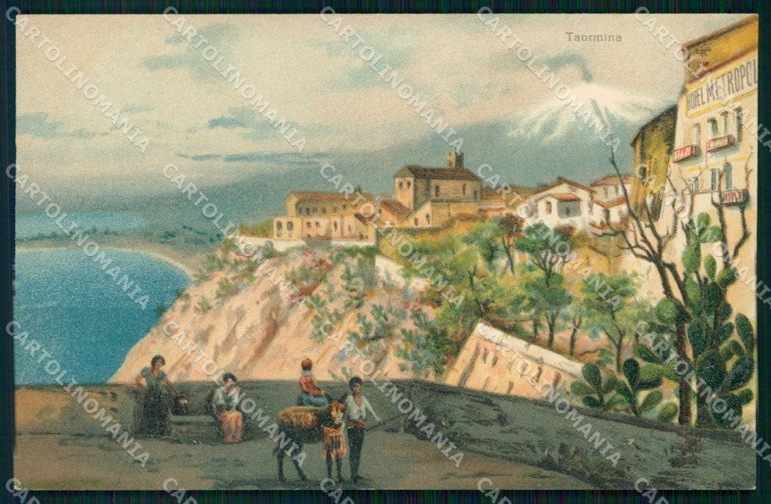 Messina Taormina Stengel 19769 cartolina RT3717 – fronte