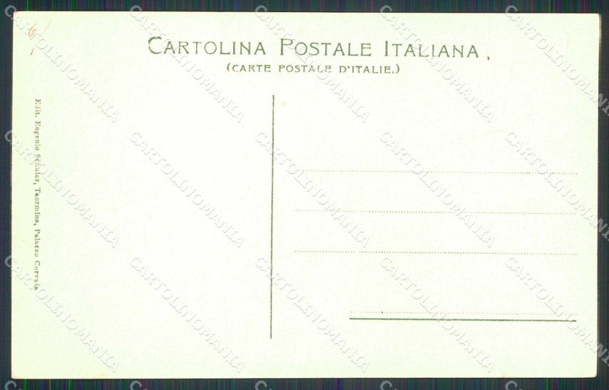 Messina Taormina Portatrici d'Acqua Mestieri cartolina RT3725 – retro