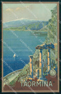 Messina Taormina Enit cartolina RT3726 – fronte