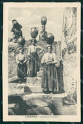 Messina Taormina Portatrici d'Acqua Mestieri cartolina RT3728 – fronte