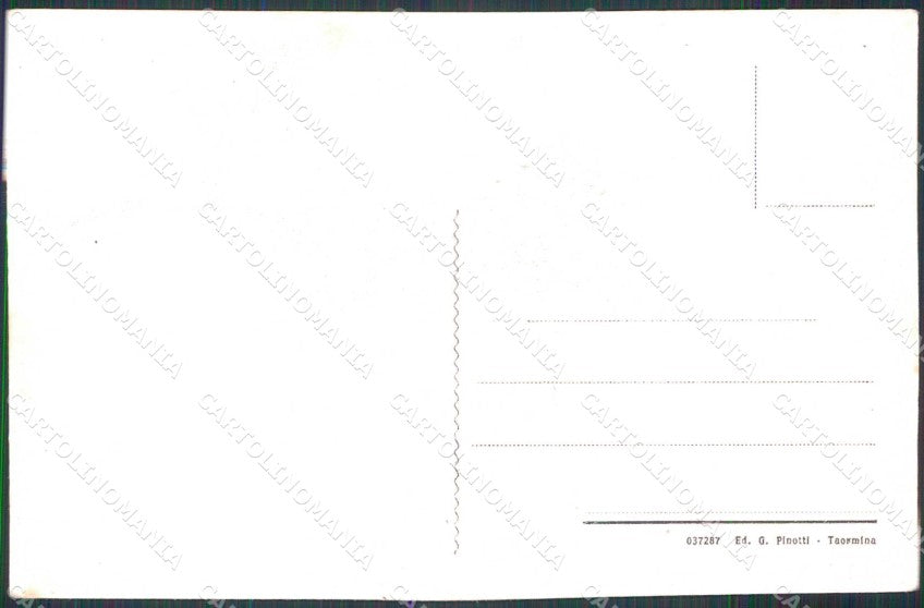 Messina Taormina Portatrici d'Acqua Mestieri cartolina RT3728 – retro