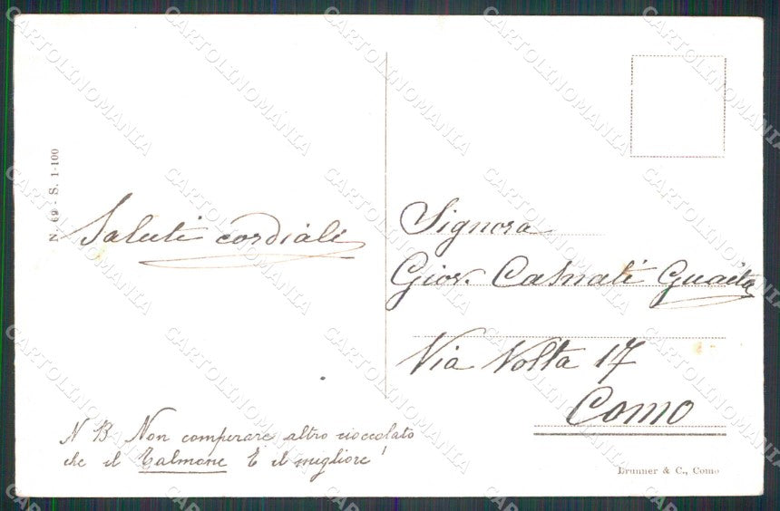 Messina Taormina Teatro Greco Brunner cartolina RT3732 – retro