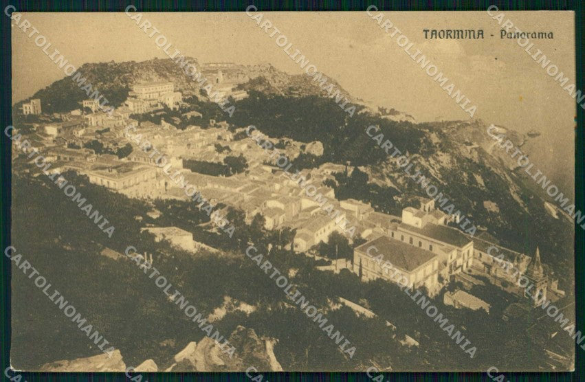 Messina Taormina cartolina RT3735 – fronte