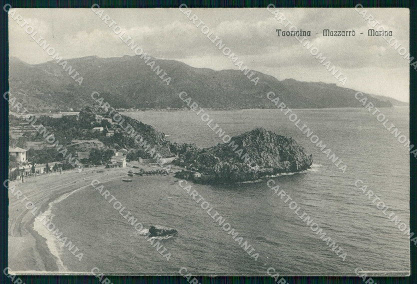 Messina Taormina Mazzarrò Marina cartolina RT3740 – fronte