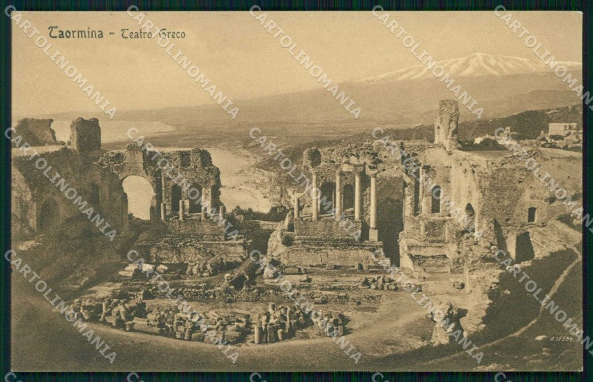 Messina Taormina Teatro Greco cartolina RT3759 – fronte