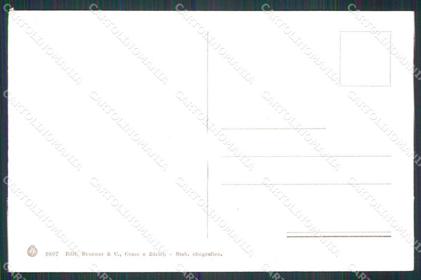 Messina Taormina Piazza Vittorio Emanuele Brunner 9807 cartolina RT3762 – retro