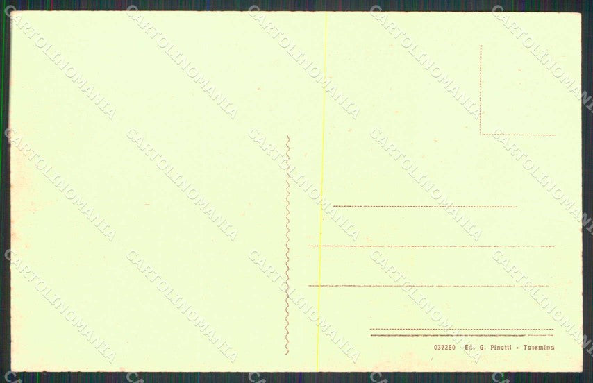 Messina Taormina Porta Messina cartolina RT3765 – retro