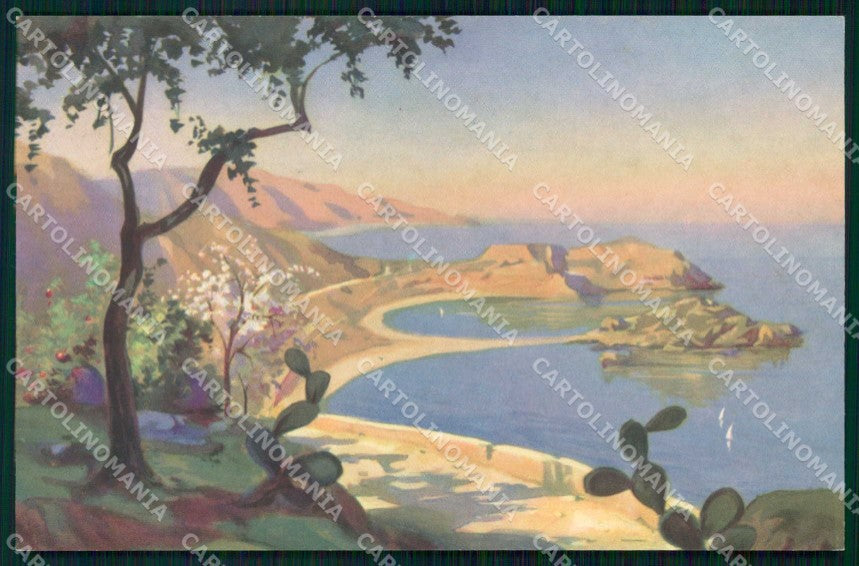 Messina Taormina Isola Bella cartolina RT3775 – fronte