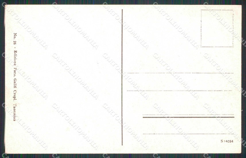 Messina Taormina Badia Vecchia cartolina RT3790 – retro