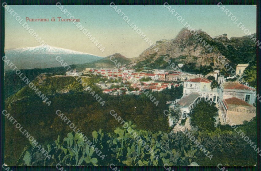 Messina Taormina cartolina RT3819 – fronte