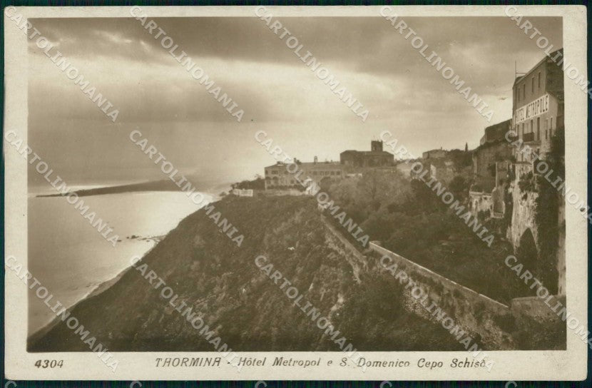 Messina Taormina Hotel Metropole San Domenico Foto cartolina RT3846 – fronte