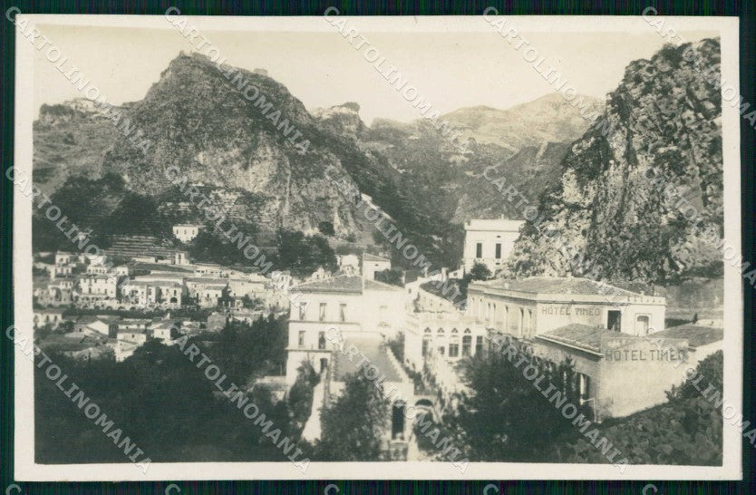 Messina Taormina Hotel Timeo ABRASA Foto cartolina RT3847 – fronte