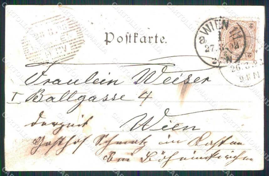 Udine Tarvisio Stengel 5571 ABRASA cartolina RT3867 – retro