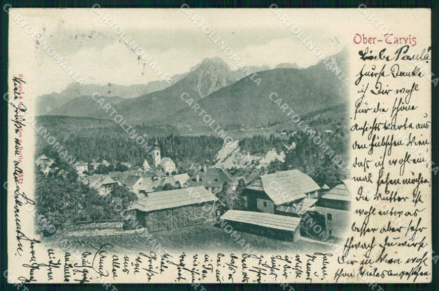 Udine Tarvisio Rilievo Stengel 5571 cartolina RT3874 – fronte