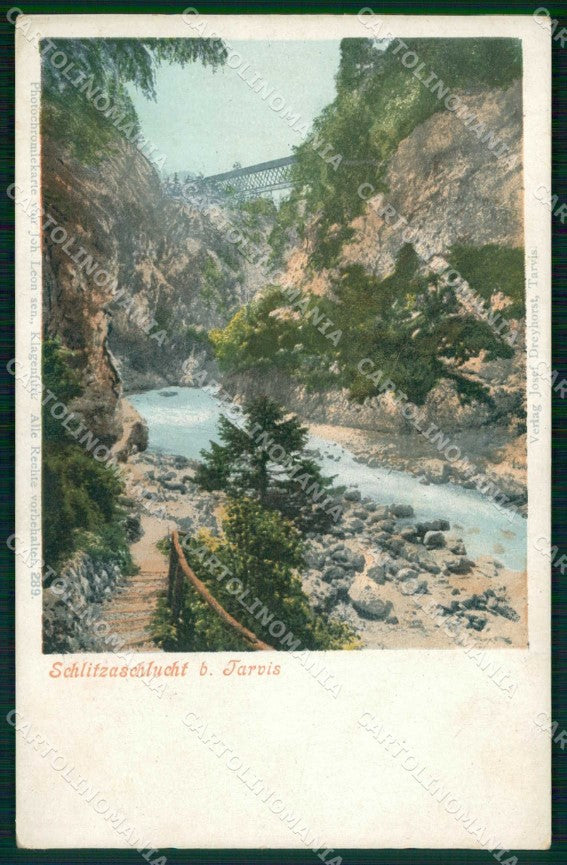 Udine Tarvisio Orrido dello Slizza cartolina RT3876 – fronte