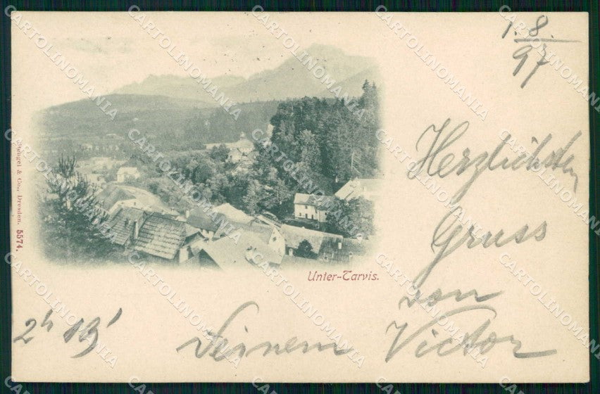 Udine Tarvisio Stengel 5574 cartolina RT3879 – fronte