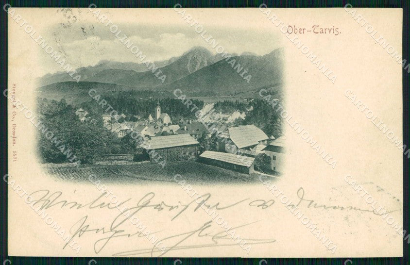 Udine Tarvisio Stengel 5571 cartolina RT3885 – fronte