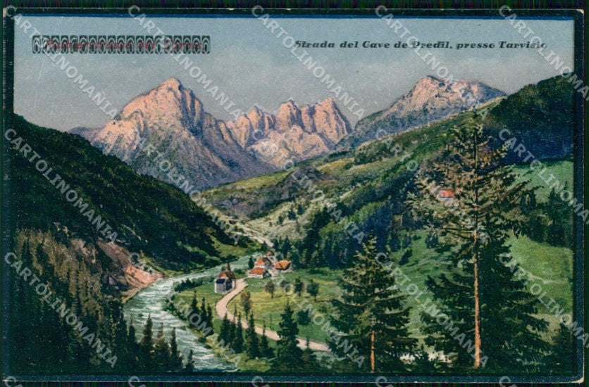 Udine Tarvisio Strada del Cave del Predil cartolina RT3891 – fronte
