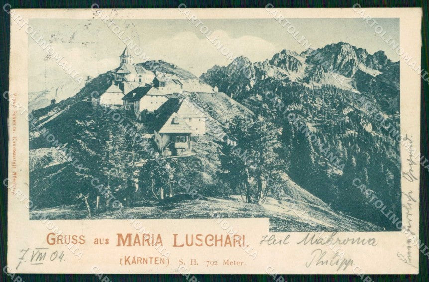 Udine Tarvisio Saluti da Monte Santo Lussari cartolina RT3900 – fronte