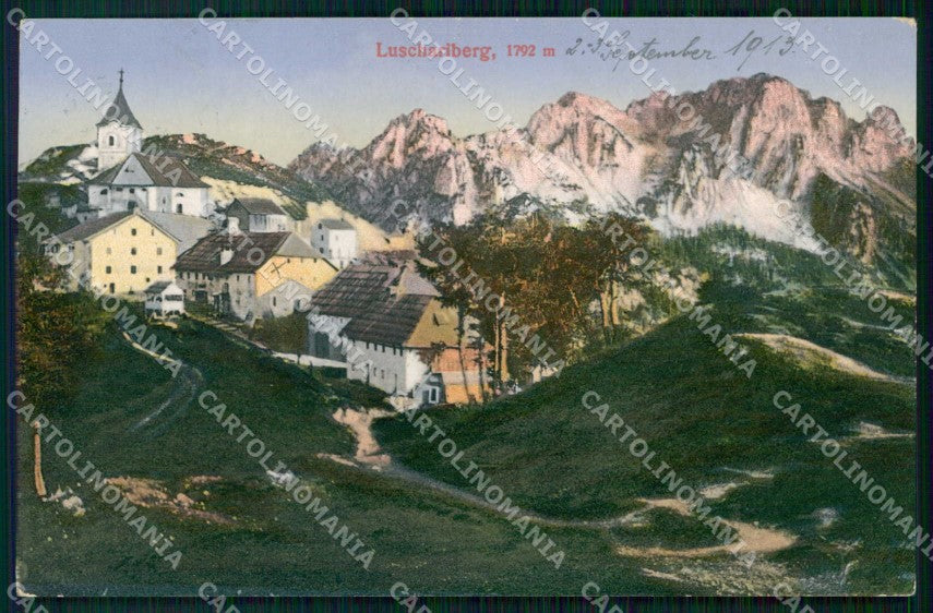 Udine Tarvisio Monte Santo Lussari cartolina RT3901 – fronte