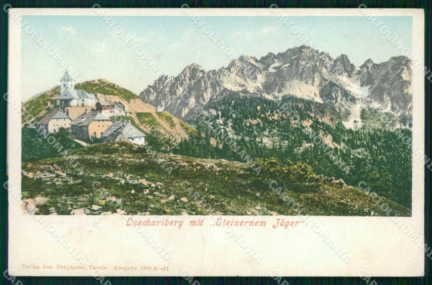Udine Tarvisio Monte Santo Lussari cartolina RT3902 – fronte