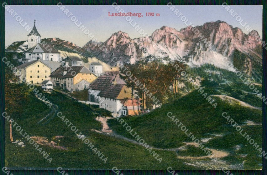 Udine Tarvisio Monte Santo Lussari cartolina RT3909 – fronte