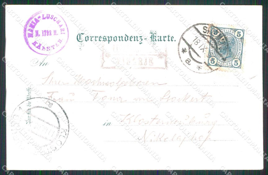 Udine Tarvisio Saluti da Monte Santo Lussari cartolina RT3910 – retro