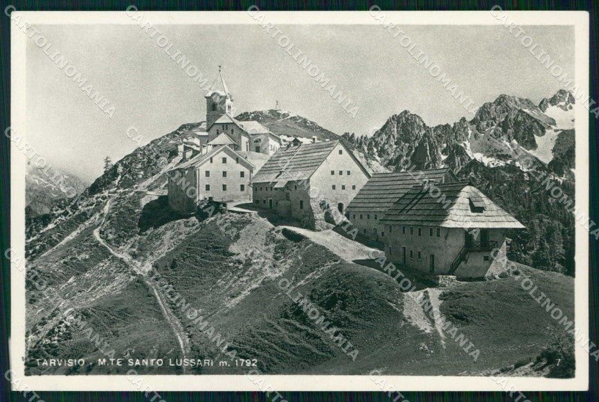 Udine Tarvisio Monte Santo Lussari Foto cartolina RT3911 – fronte