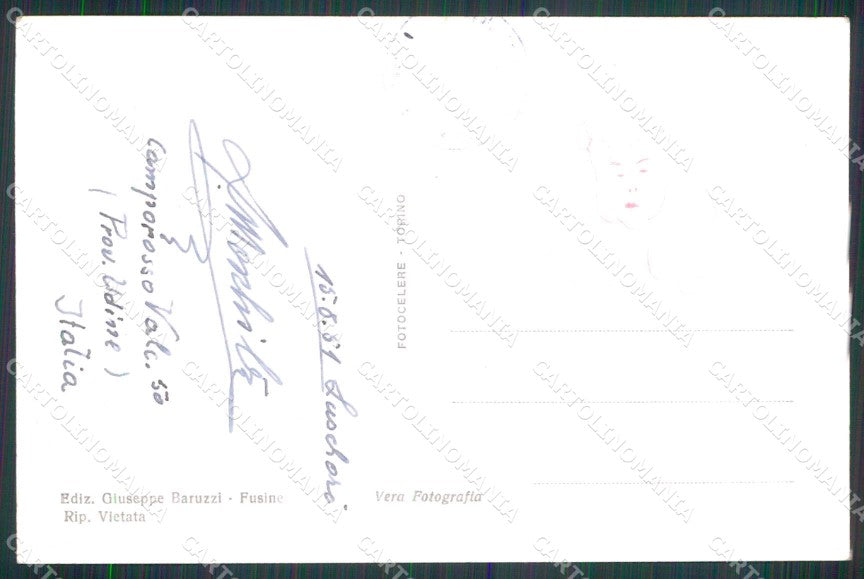 Udine Tarvisio Monte Santo Lussari Foto cartolina RT3911 – retro
