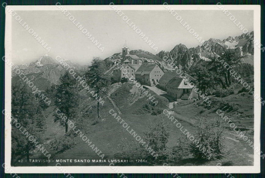 Udine Tarvisio Monte Santo Lussari Foto cartolina RT3913 – fronte
