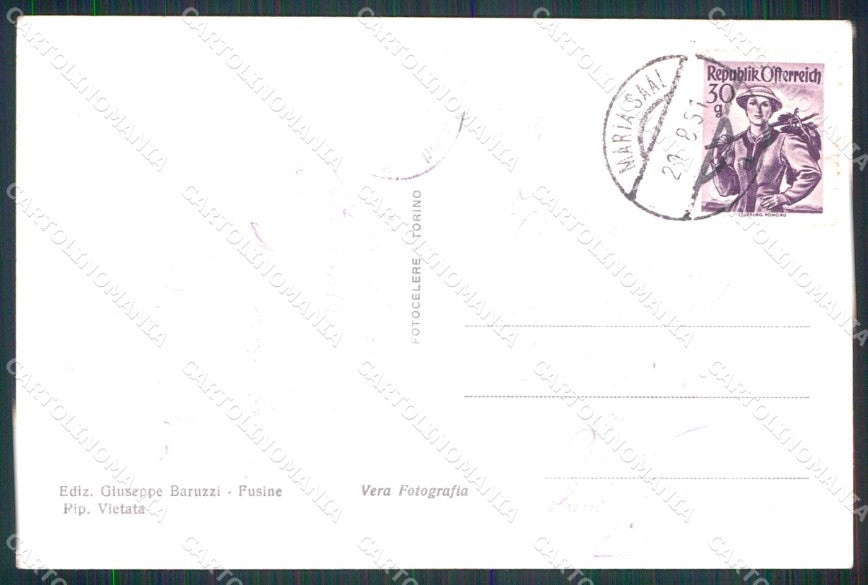 Udine Tarvisio Monte Santo Lussari Foto cartolina RT3913 – retro
