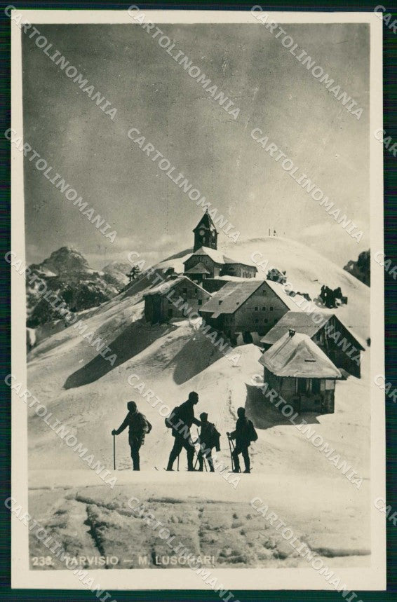 Udine Tarvisio Monte Santo Lussari Sport Invernale Foto cartolina RT3914 – fronte