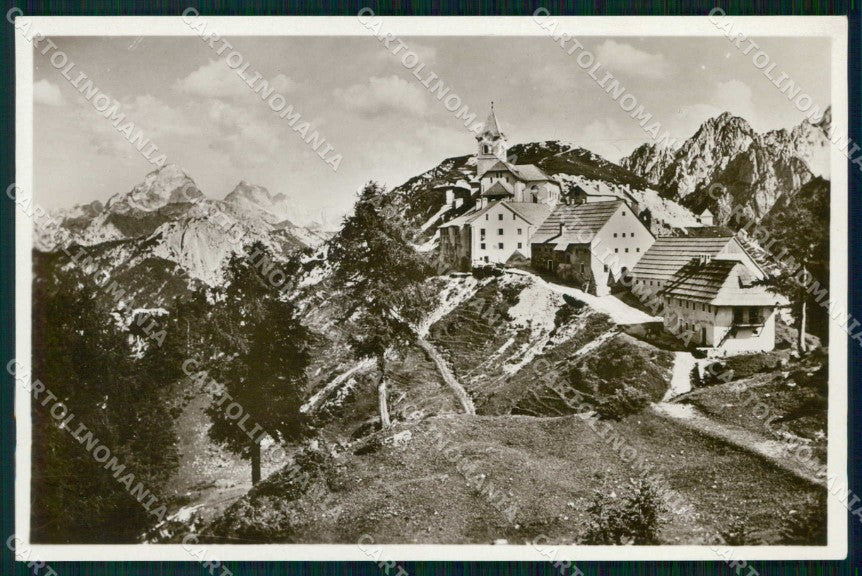 Udine Tarvisio Monte Santo Lussari Santuario Foto cartolina RT3919 – fronte