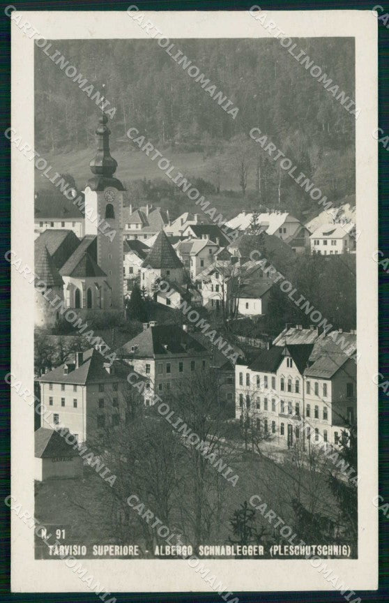 Udine Tarvisio Albergo Schnablegger Foto cartolina RT3921 – fronte