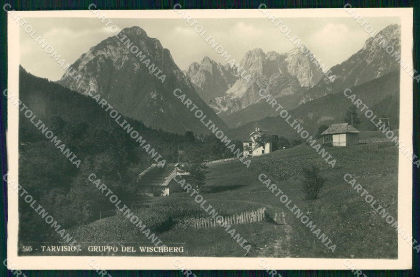 Udine Tarvisio Gruppo del Wischberg Foto cartolina RT3930 – fronte