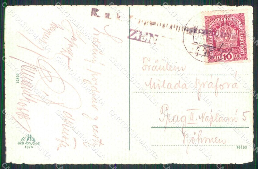 Bolzano Dobbiaco Hotel Germania cartolina RT3958 – retro