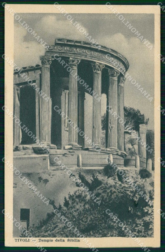 Roma Tivoli Tempio della Sibilla cartolina RT3961 – fronte