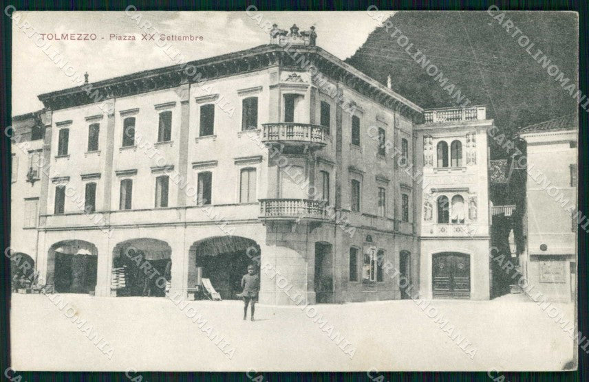 Udine Tolmezzo Piazza XX Settembre cartolina RT3966 – fronte